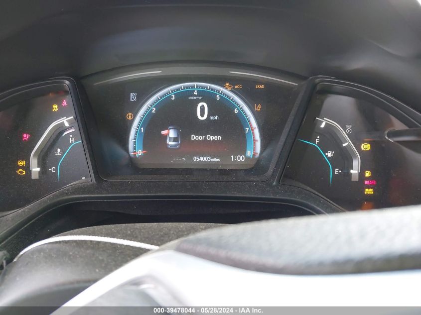 2019 Honda Civic Lx VIN: 2HGFC2F66KH587362 Lot: 39478044