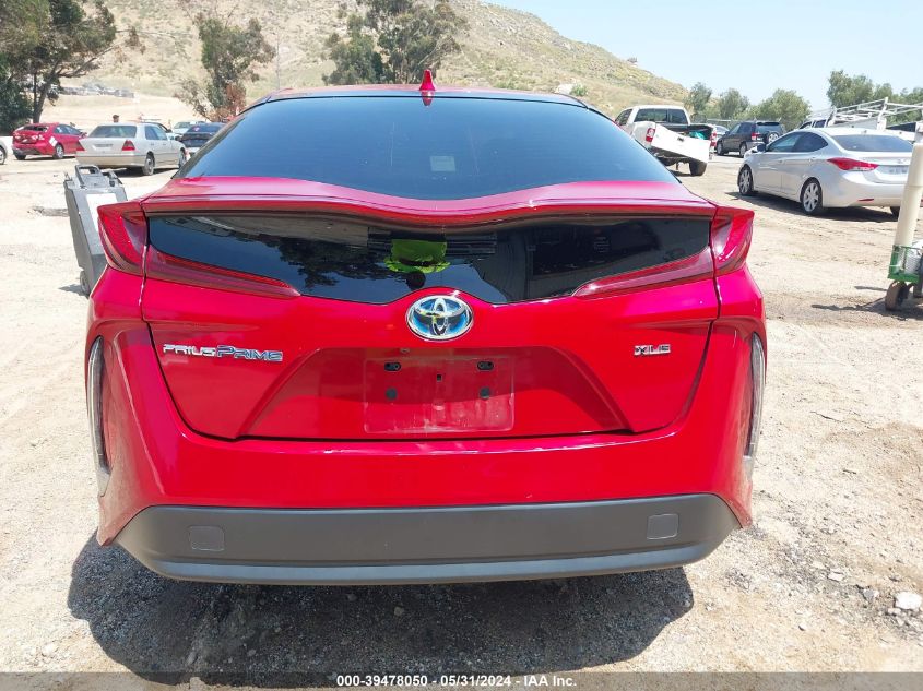 2021 Toyota Prius Prime Le/Xle/Limited VIN: JTDKAMFP9M3179144 Lot: 39478050