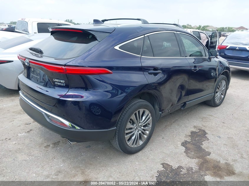 2022 Toyota Venza Limited VIN: JTEAAAAH4NJ089886 Lot: 39478052