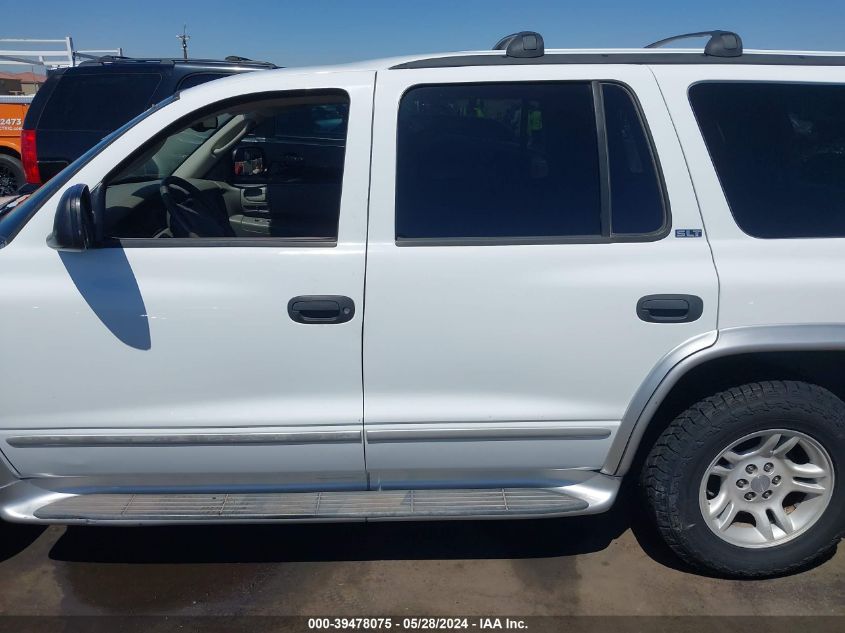 2002 Dodge Durango Slt Plus VIN: 1B8HR58N82F177090 Lot: 39478075