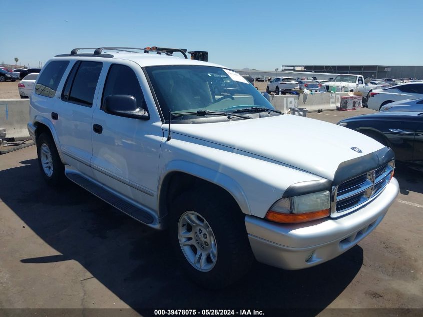 2002 Dodge Durango Slt Plus VIN: 1B8HR58N82F177090 Lot: 39478075