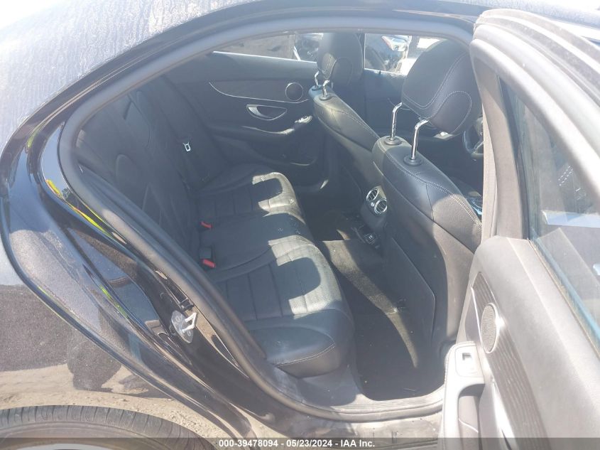 2017 Mercedes-Benz C 300 4Matic/Luxury 4Matic/Sport 4Matic VIN: 55SWF4KB8HU185375 Lot: 39478094