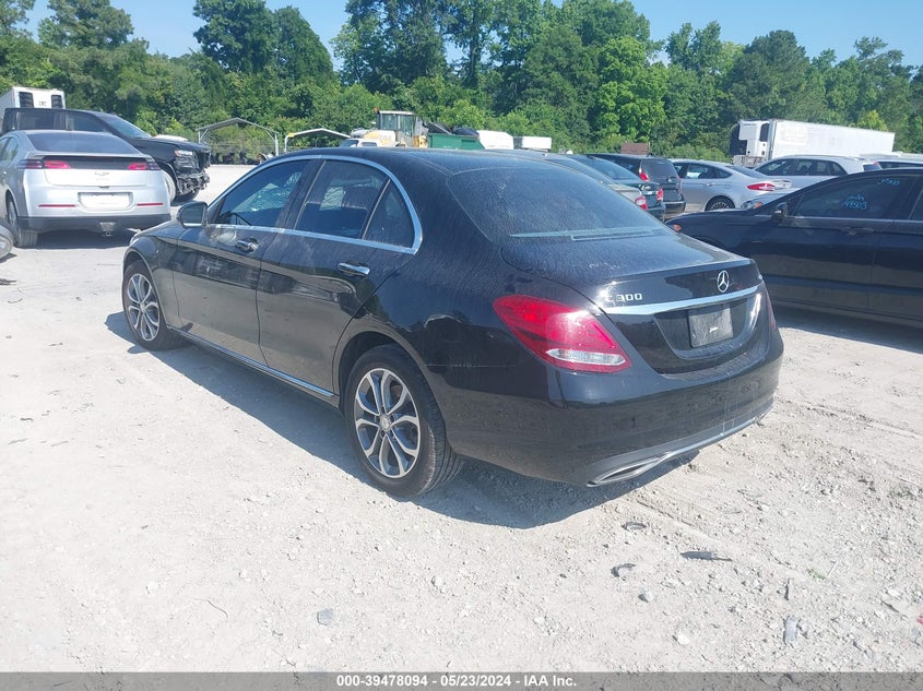 VIN 55SWF4KB8HU185375 2017 MERCEDES-BENZ C 300 4MATIC/LUXURY 4MATIC/SPORT 4MATIC