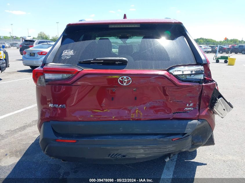 2020 Toyota Rav4 Le VIN: JTMF1RFV6LD050154 Lot: 39478098