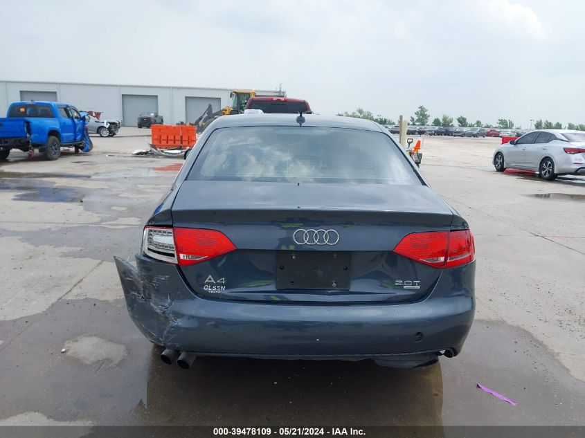 2011 Audi A4 2.0T Premium VIN: WAUHFAFL1BN038963 Lot: 39478109