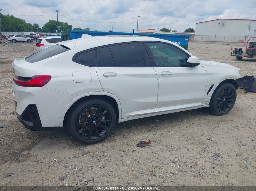 2023 BMW X4 xDrive30I VIN: 5UX33DT09P9P93102 Lot: 39478114