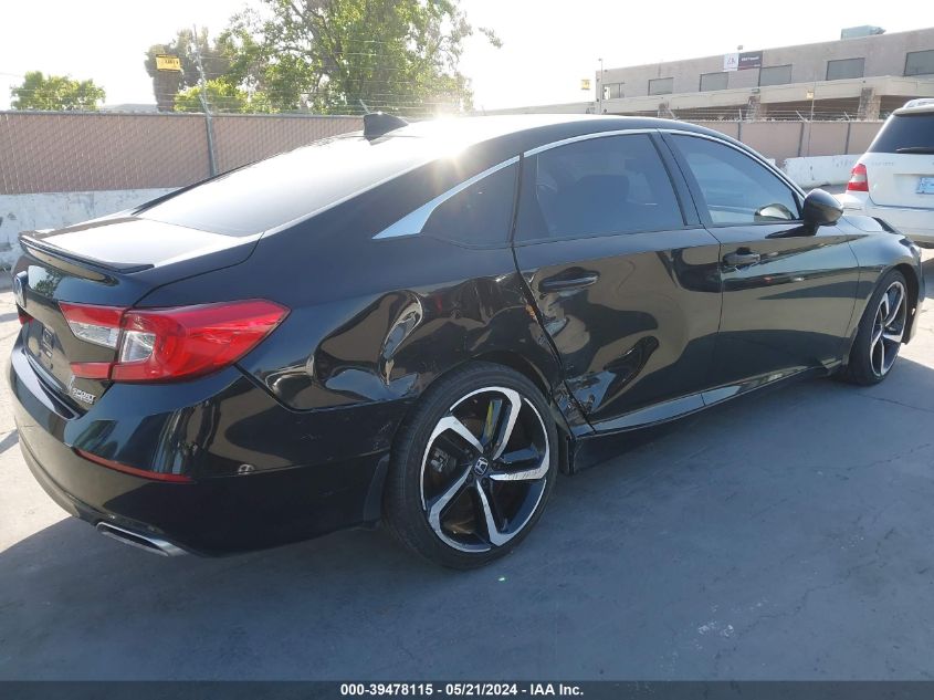 2021 Honda Accord Sport Se VIN: 1HGCV1F41MA094714 Lot: 39478115