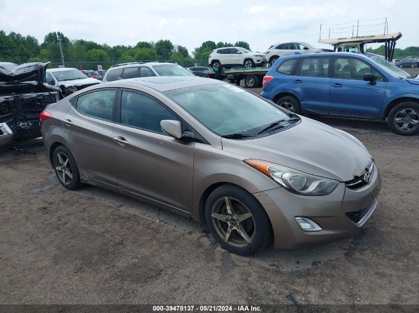 2012 Hyundai Elantra Limited VIN: 5NPDH4AE4CH100489 Lot: 39478137