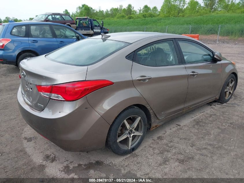 2012 Hyundai Elantra Limited VIN: 5NPDH4AE4CH100489 Lot: 39478137