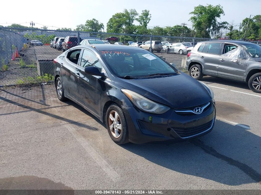 2015 Hyundai Elantra Se/Sport/Limited VIN: 5NPDH4AE3FH596261 Lot: 39478143