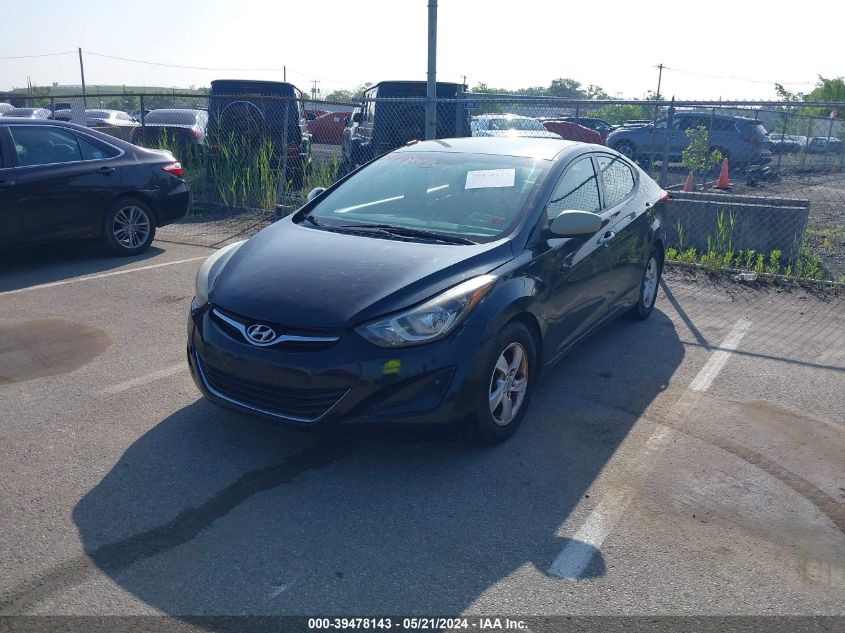 2015 Hyundai Elantra Se/Sport/Limited VIN: 5NPDH4AE3FH596261 Lot: 39478143