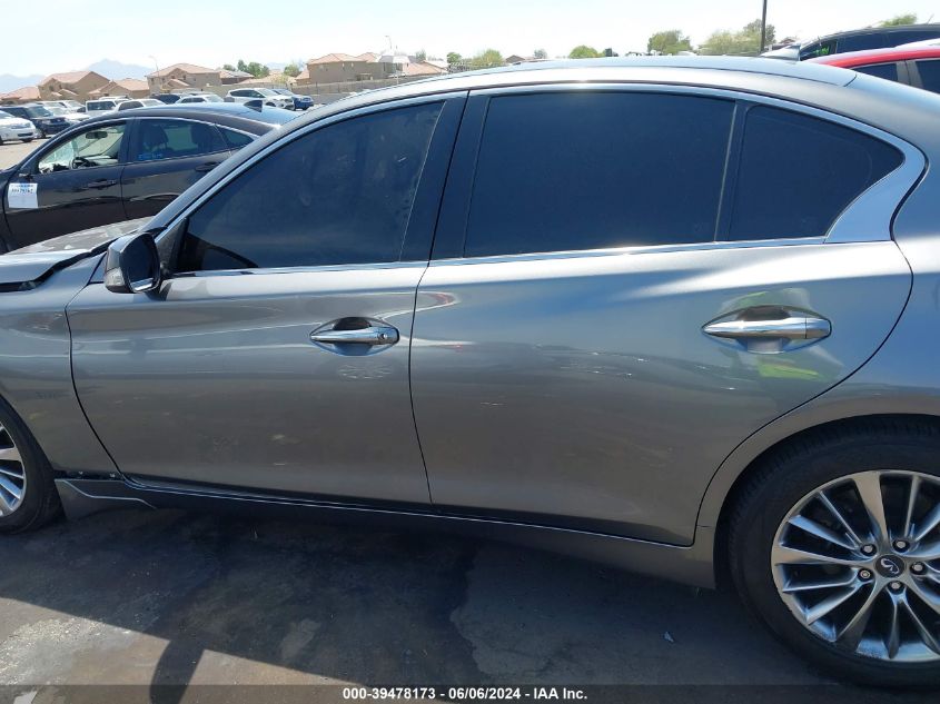 2018 Infiniti Q50 3.0T Luxe VIN: JN1EV7AR9JM439675 Lot: 39478173