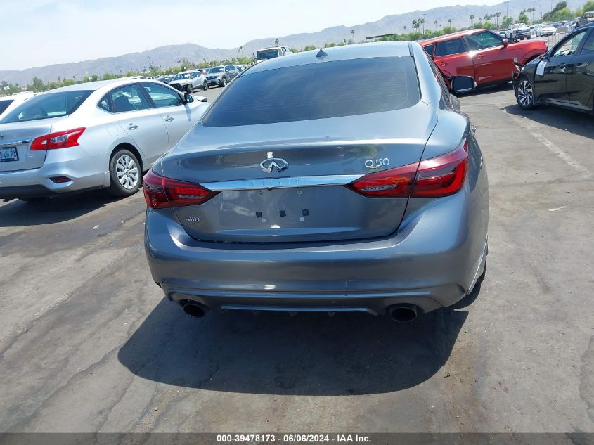 2018 Infiniti Q50 3.0T Luxe VIN: JN1EV7AR9JM439675 Lot: 39478173