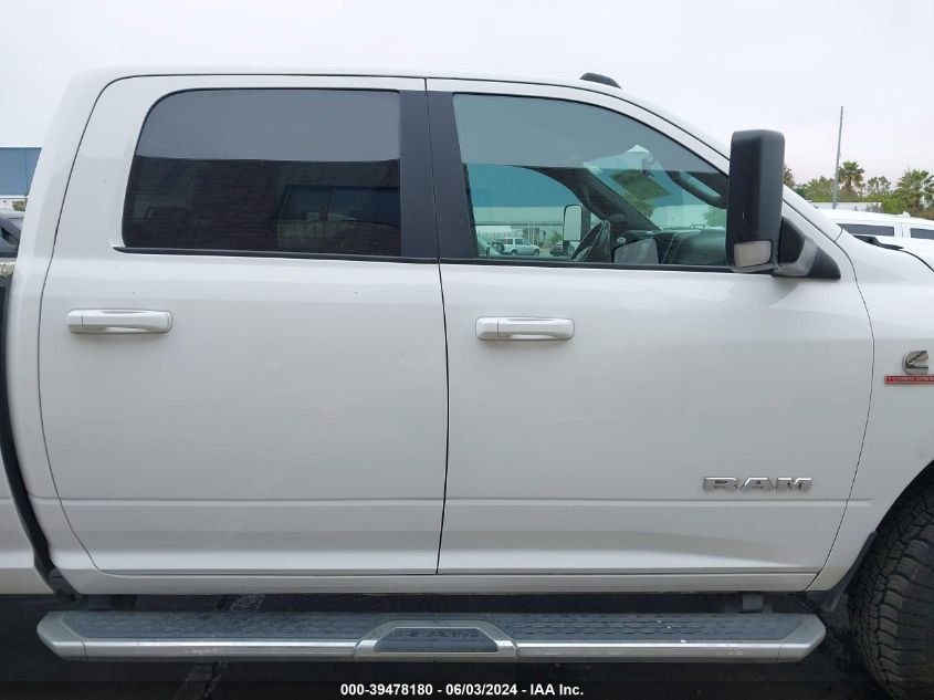 2021 Ram 2500 Big Horn 4X4 8' Box VIN: 3C6UR5JL2MG508539 Lot: 39478180