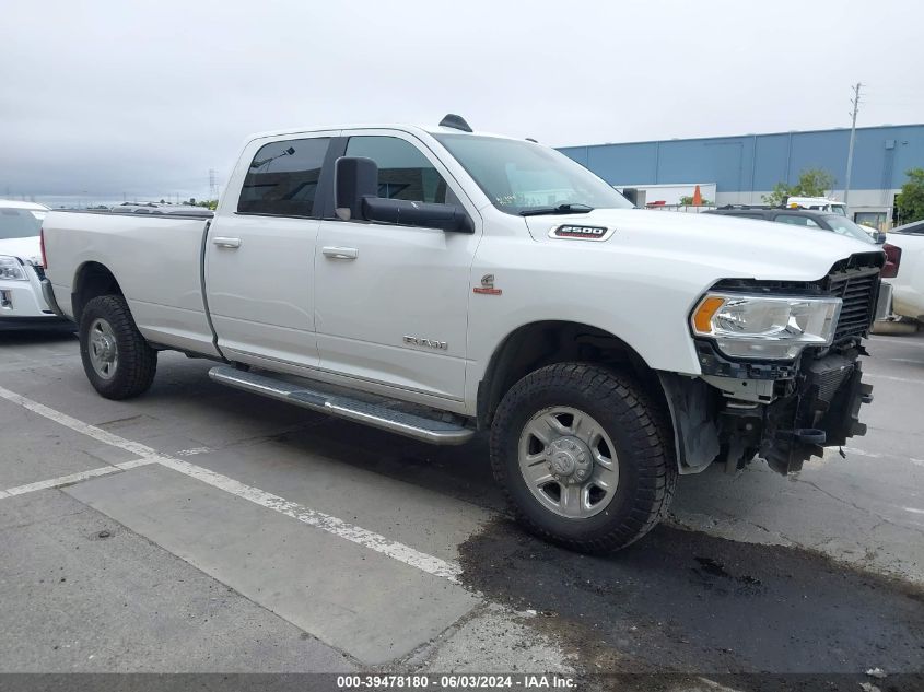 2021 Ram 2500 Big Horn 4X4 8' Box VIN: 3C6UR5JL2MG508539 Lot: 39478180