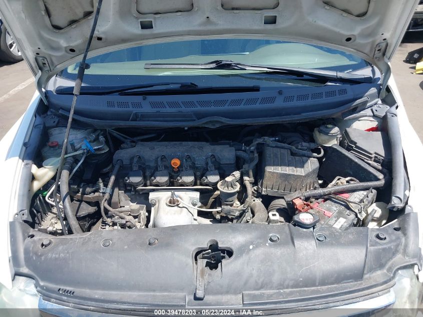 2008 Honda Civic Lx VIN: 1HGFA16518L080310 Lot: 39478203