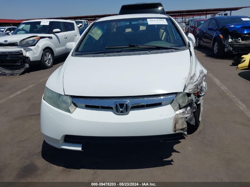 2008 Honda Civic Lx VIN: 1HGFA16518L080310 Lot: 39478203