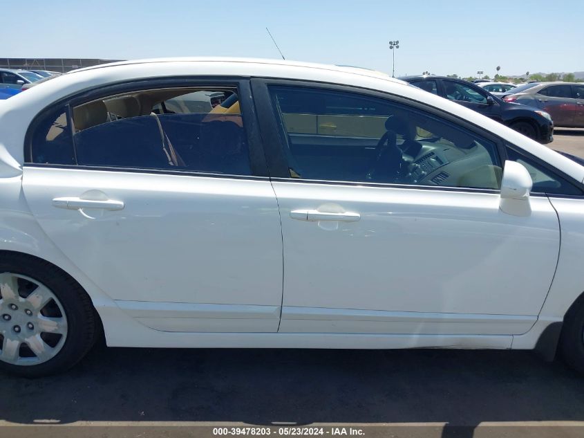 2008 Honda Civic Lx VIN: 1HGFA16518L080310 Lot: 39478203