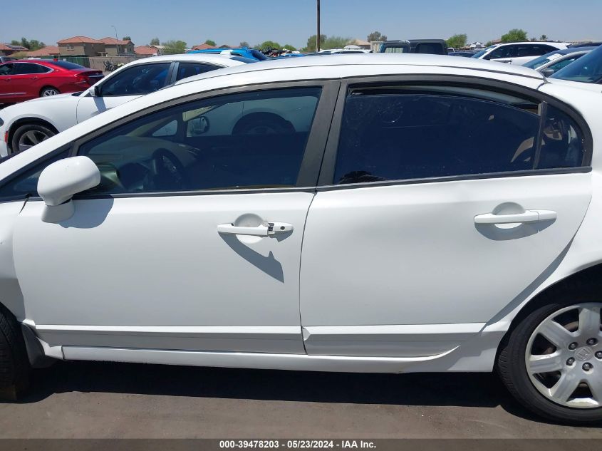 2008 Honda Civic Lx VIN: 1HGFA16518L080310 Lot: 39478203