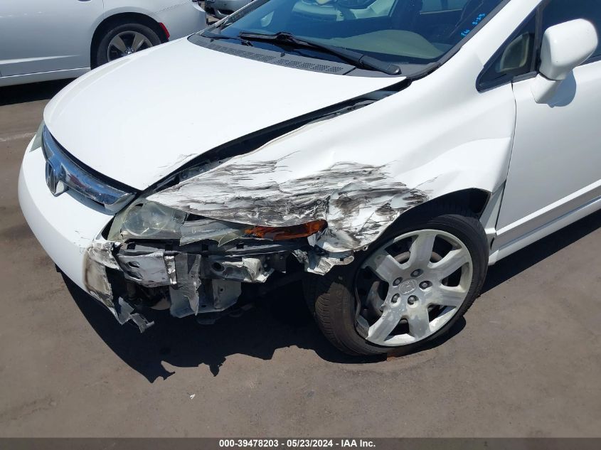 2008 Honda Civic Lx VIN: 1HGFA16518L080310 Lot: 39478203