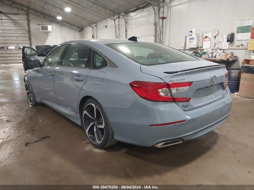 2021 HONDA ACCORD 1.5L I-4 DI, DOHC, V(VIN: 1HGCV1F42MA010030