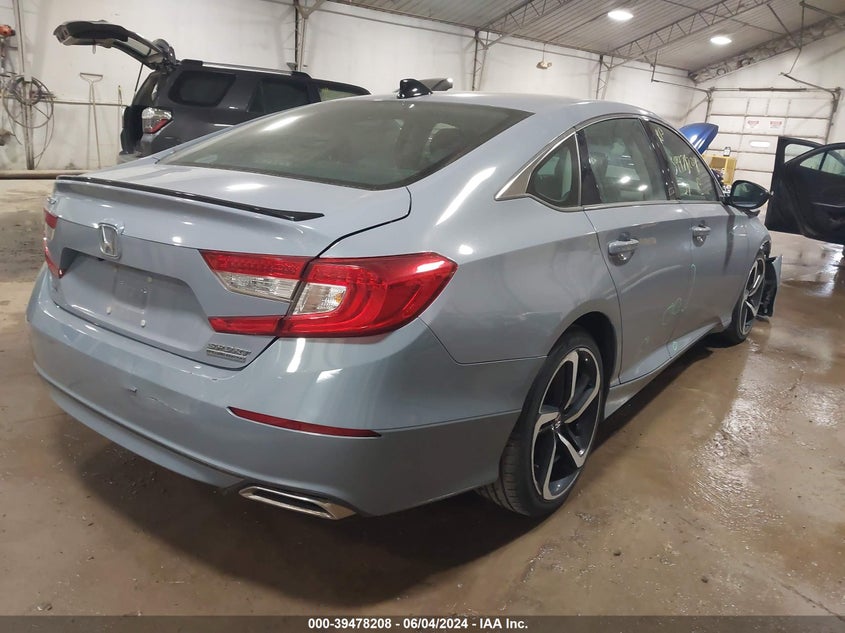 2021 HONDA ACCORD 1.5L I-4 DI, DOHC, V(VIN: 1HGCV1F42MA010030