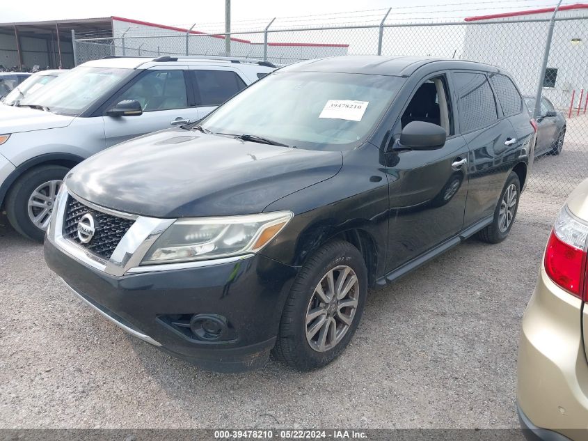 2013 Nissan Pathfinder S VIN: 5N1AR2MN5DC652916 Lot: 39478210