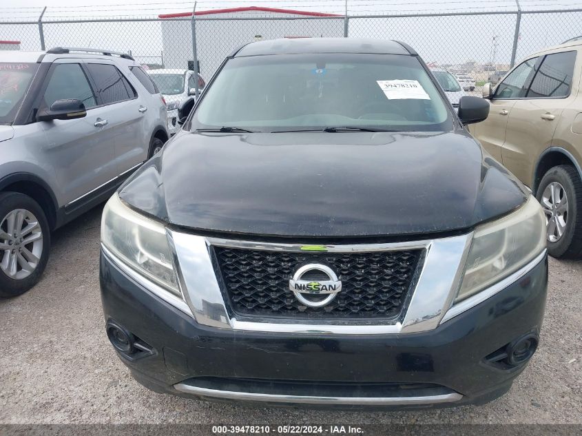 2013 Nissan Pathfinder S VIN: 5N1AR2MN5DC652916 Lot: 39478210