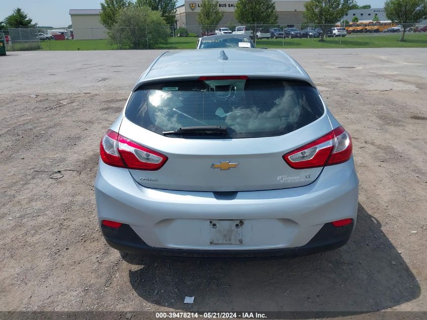 2017 Chevrolet Cruze Lt Auto VIN: 3G1BE6SM7HS619690 Lot: 39478214