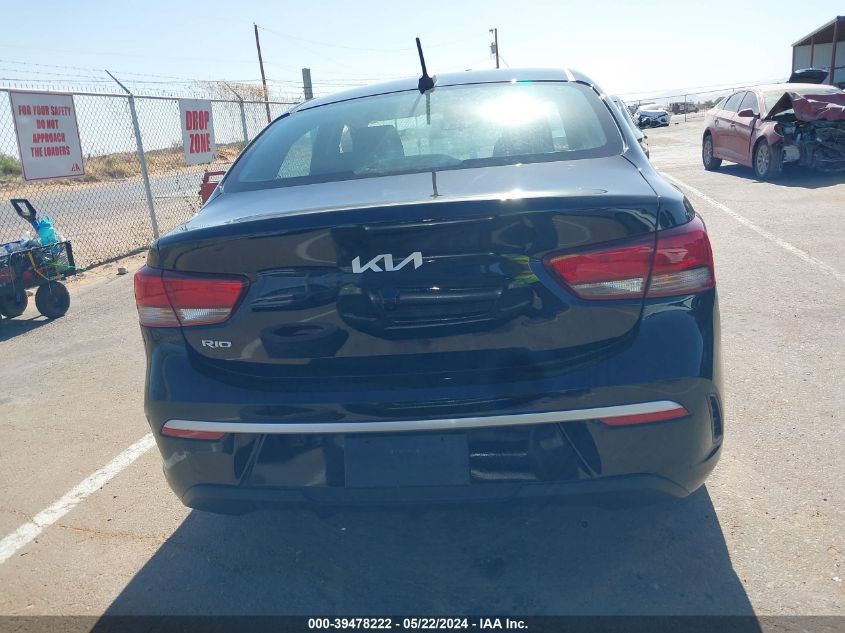 2023 Kia Rio Lx VIN: 3KPA24AD0PE553885 Lot: 39478222