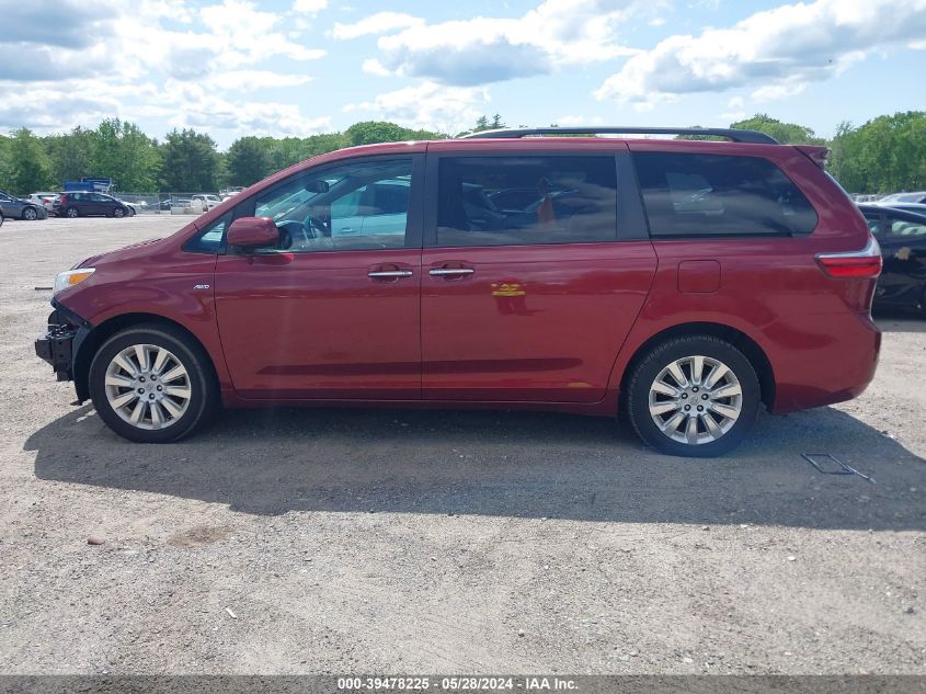 2016 Toyota Sienna Xle 7 Passenger VIN: 5TDDK3DC5GS141963 Lot: 39478225