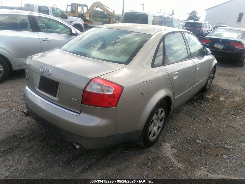 2003 Audi A4 1.8T VIN: WAULC68E03A385840 Lot: 39478226