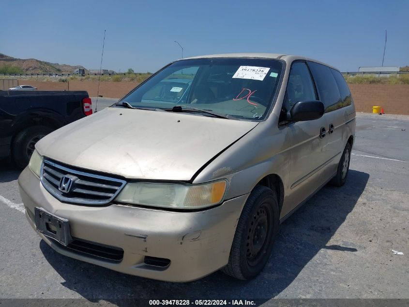 2002 Honda Odyssey Lx VIN: 2HKRL18522H545286 Lot: 39478228