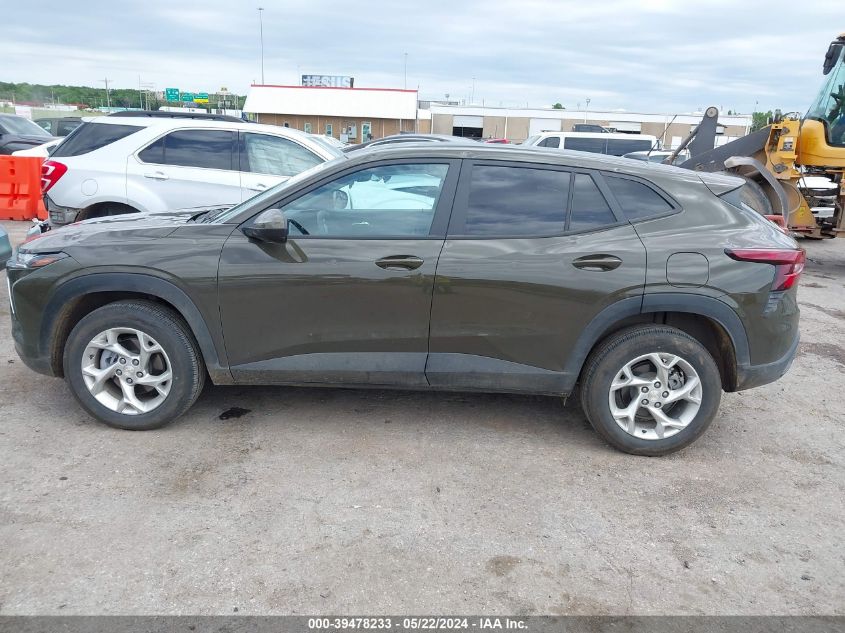 2024 Chevrolet Trax Fwd Sp VIN: KL77LFE22RC018236 Lot: 39478233