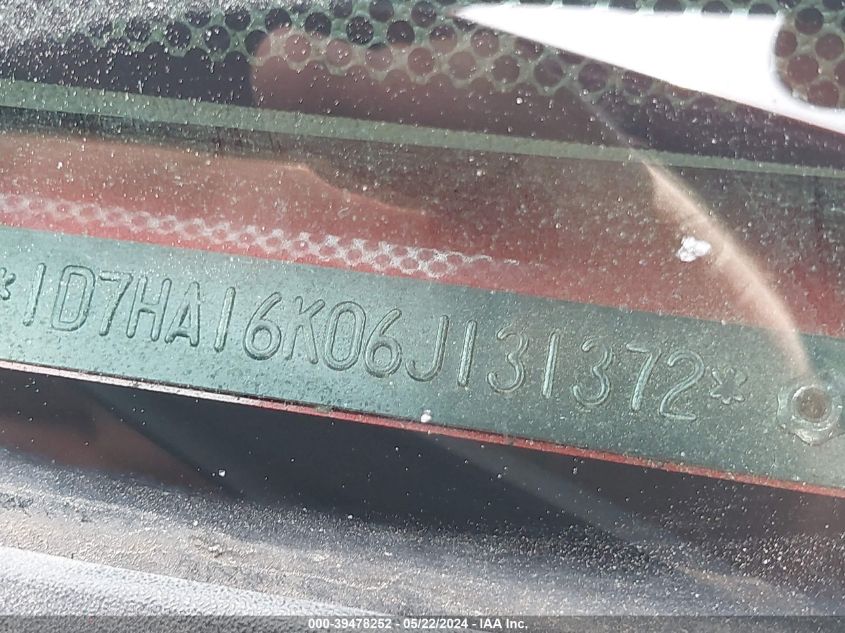 2006 Dodge Ram 1500 St VIN: 1D7HA16K06J131372 Lot: 39478252