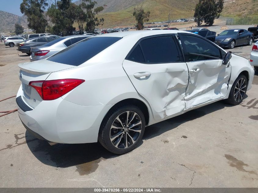 2017 Toyota Corolla Se VIN: 5YFBURHE7HP722293 Lot: 39478256