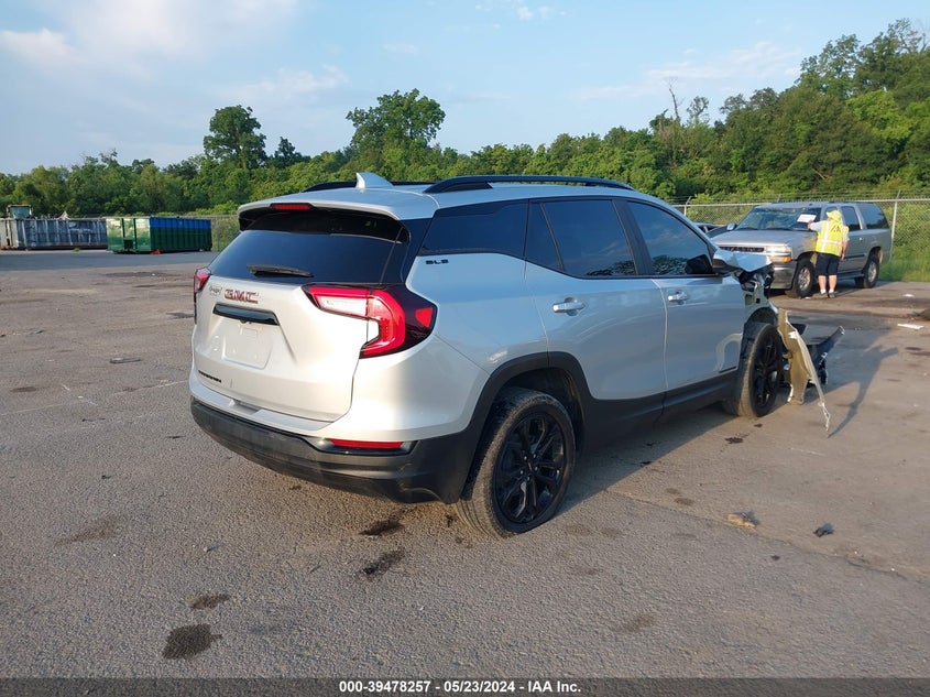 VIN 3GKALMEV0NL202293 2022 GMC TERRAIN FWD SLE