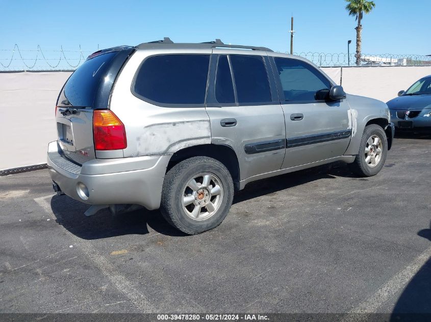 2002 GMC Envoy Sle VIN: 1GKDT13S322324213 Lot: 39478280