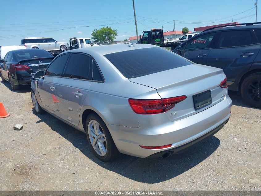 2017 Audi A4 2.0T Premium VIN: WAUANAF49HN055693 Lot: 39478298