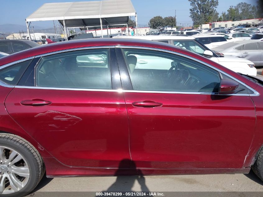 2015 Chrysler 200 Limited VIN: 1C3CCCAB4FN642694 Lot: 39478299