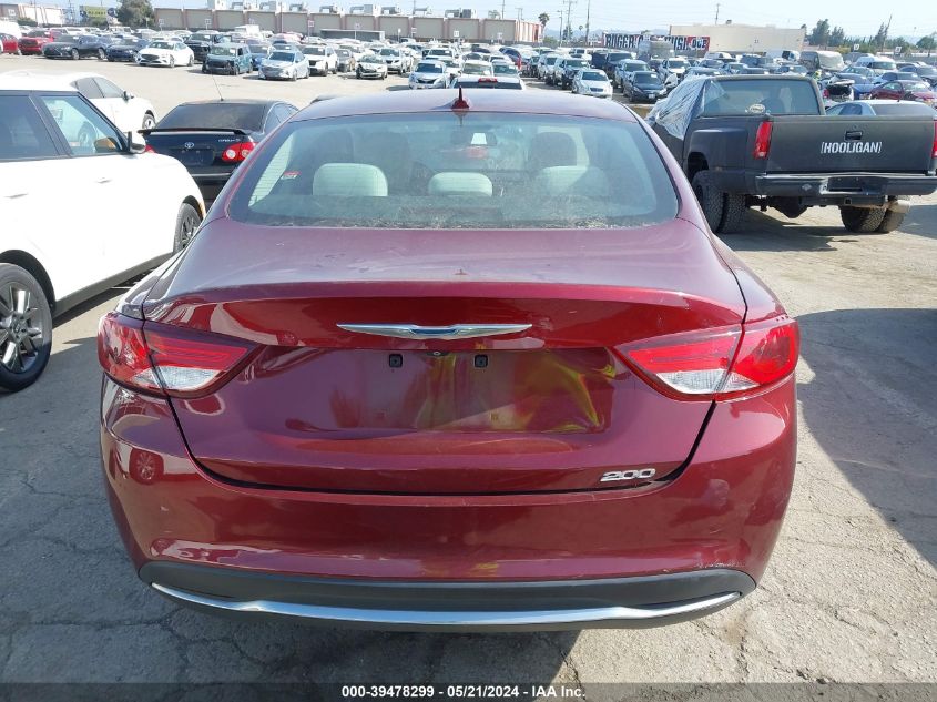 2015 Chrysler 200 Limited VIN: 1C3CCCAB4FN642694 Lot: 39478299
