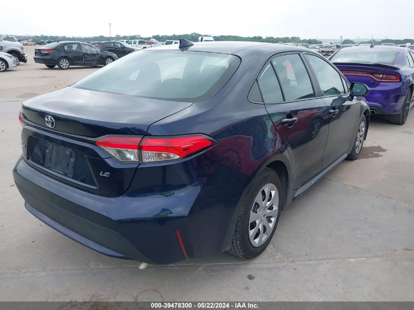 2022 Toyota Corolla Le VIN: 5YFEPMAE8NP298748 Lot: 39478300