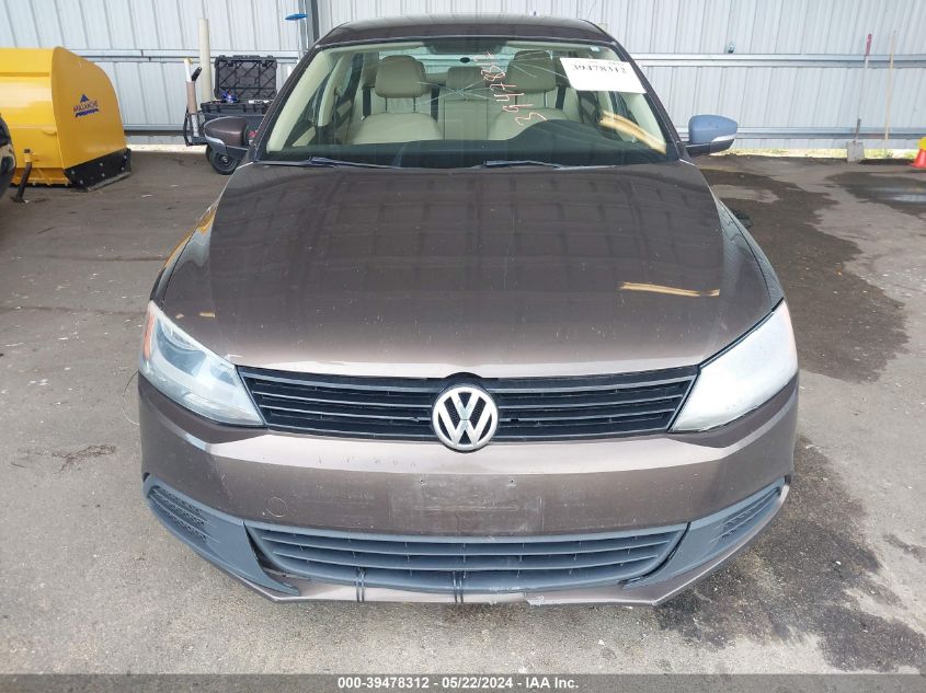 2011 Volkswagen Jetta 2.5L Se VIN: 3VWDX7AJ9BM328320 Lot: 39478312