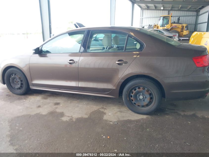 2011 Volkswagen Jetta 2.5L Se VIN: 3VWDX7AJ9BM328320 Lot: 39478312