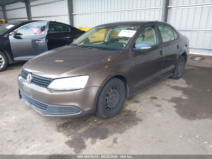 3VWDX7AJ9BM328320 2011 Volkswagen Jetta 2.5L Se