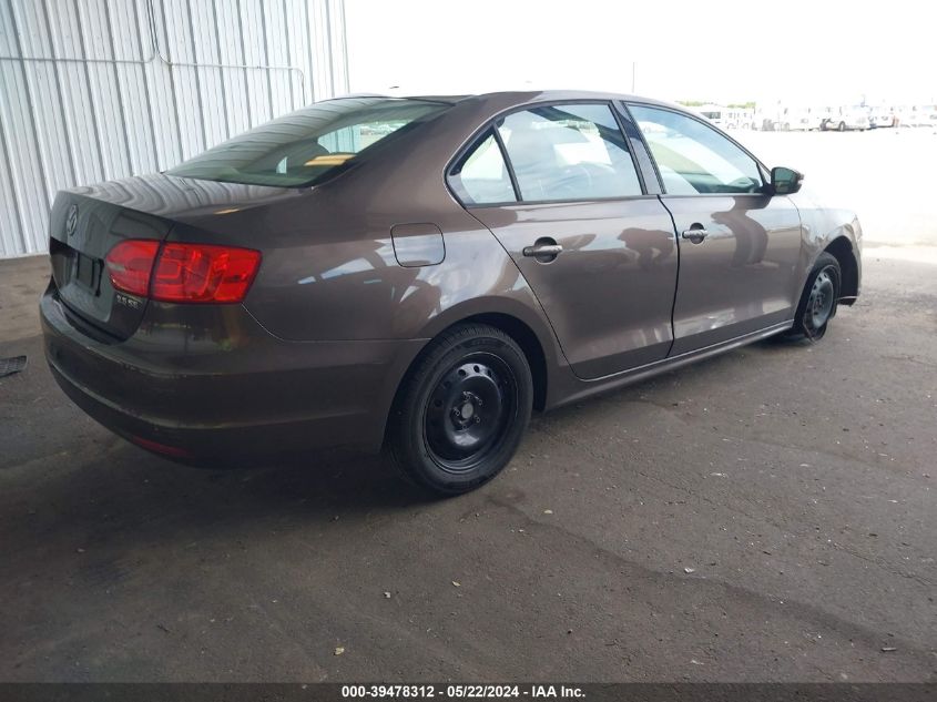 3VWDX7AJ9BM328320 2011 Volkswagen Jetta 2.5L Se