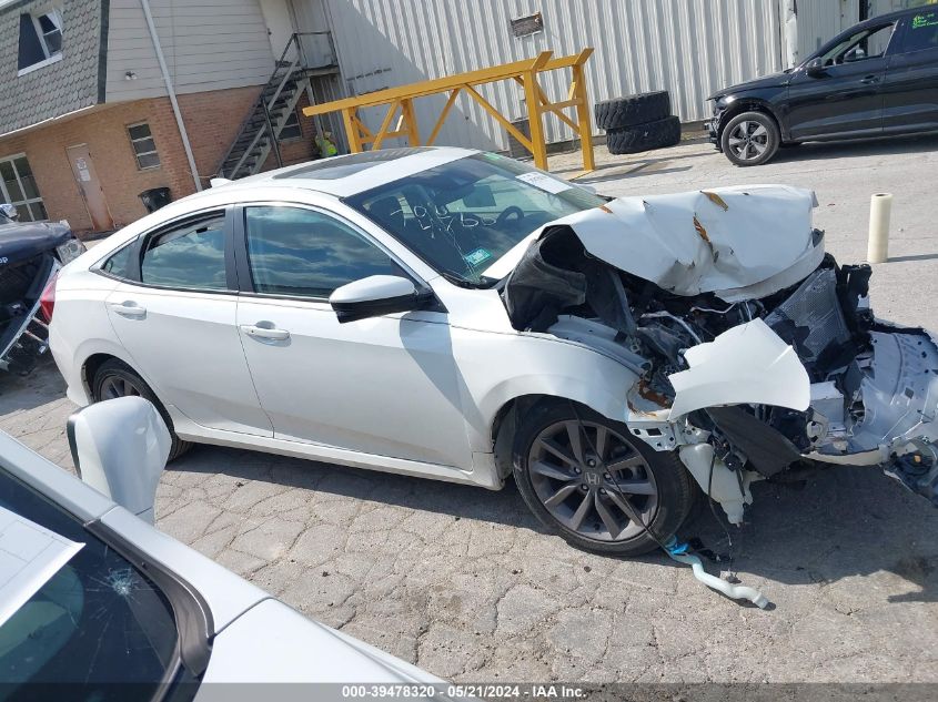 2019 Honda Civic Ex VIN: 19XFC1F37KE018675 Lot: 39478320