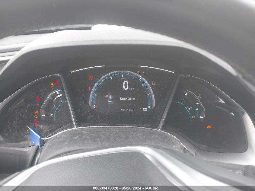 2019 Honda Civic Ex VIN: 19XFC1F37KE018675 Lot: 39478320