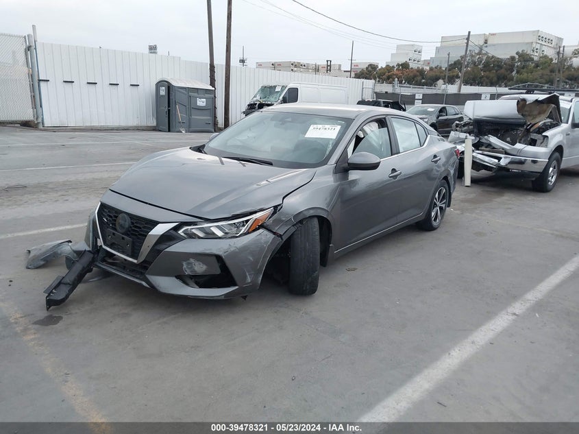 VIN 3N1AB8CV1MY322729 2021 NISSAN SENTRA SV