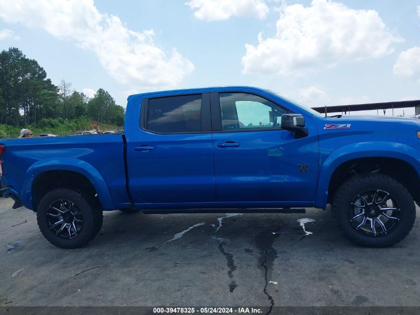 2022 Chevrolet Silverado 1500 4Wd Short Bed Rst VIN: 1GCUDEED7NZ616585 Lot: 39478325